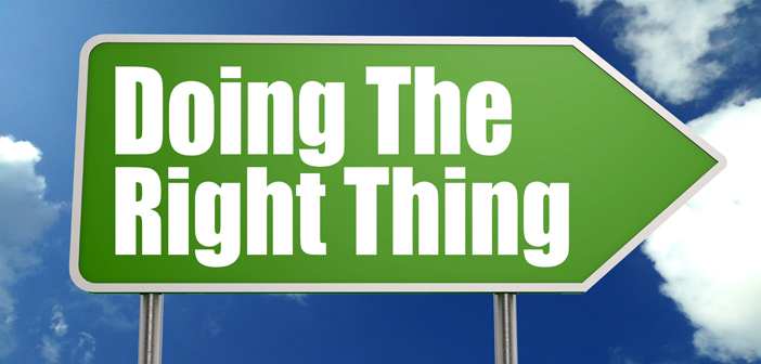 Doing the right thing even when no one is looking: The key to authentic leadership and team development